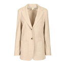 マックスマーラ Max Mara Single-breasted blazer 2521046161600330001 Women スーツ・ジャケット Beig...