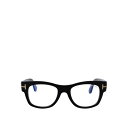 【楽天スーパーセール 最大75%OFF+P2倍】TOM FORD トムフォード メンズ サングラス・アイウェア FT5040B001 Ft5040-B Glasses Black 52 【送料無料・関税込】