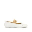 エムエムシックス MM6 Maison Margiela Flat shoes White ウィメンズ シューズ フラットシューズ White 36 37 38...