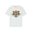 ケンゾー KENZO T-shirt FF55TS5334SG2 Men Tシャツ・カットソー Cream L S XL 【送料無料・関税込】
