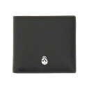 アレキサンダー・マックイーン Alexander McQUEEN BIFOLD WALLET "THE SKULL" 8361471AAVB1064 Men 財布・カードケース BLACK onesize 【送料無料・関税込】
