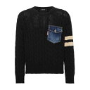 ディースクエアード Dsquared2 D2 Pocket Cable-Knit Jumper メンズ ウェア トップス ニット・セーター・カーディガン Bla...