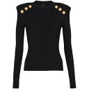 バルマン Balmain Sweaters Black ウィメンズ ウェア トップス ニット・セーター・カーディガン Black 36 38 40 FR34 F...