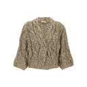 ブルネロ・クチネリ Brunello Cucinelli Short-sleeved cardigan MGR372916CIK13 Women ニット・セータ...