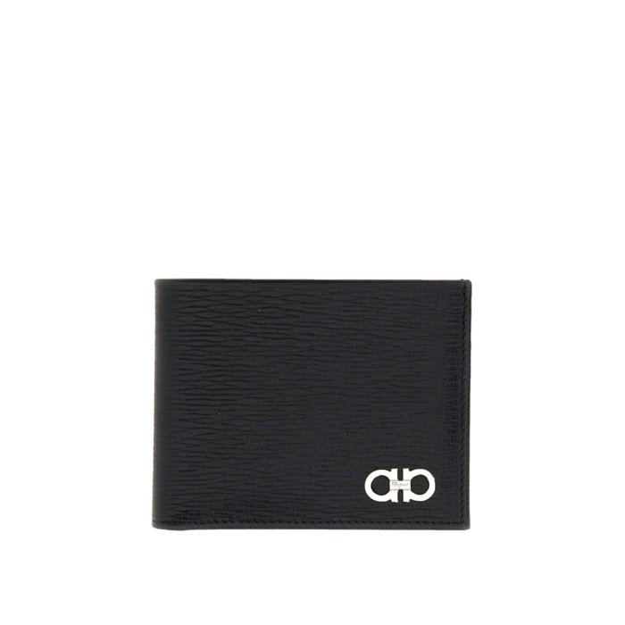 乐天商城 - FERRAGAMO フェラガモ メンズ 財布・カードケース 68597866A064007 Leather Wallet Black onesize 【送料無料・関税込】