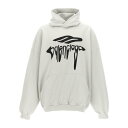 バレンシアガ Balenciaga '3B Liquefied' hoodie 803265TRVS99081 Women スウェット・フーディー White ...