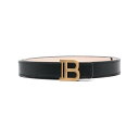 バルマン Balmain Belts Black ウィメンズ アクセサリー ベルト・サスペンダー Black 75 80 85 90 95 75cm 80cm ...