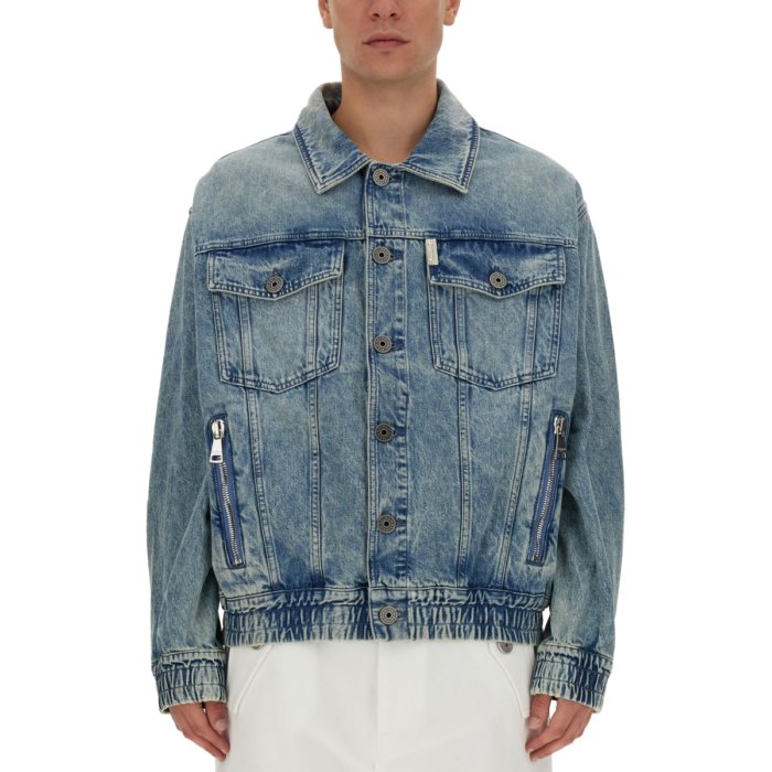 【楽天イーグルス感謝祭最大80%OFF+P2倍~】Balmain バルマン メンズ カジュアルジャケット BH1TC251DD536FF DENIM JACKET BLUE 50 48 【送料無料・関税込】