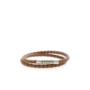 トッズ Tod's Braided bracelet in brown XEMB1900200FLRC817 Men ブレスレット Brown onesize ...