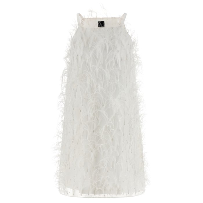 ピンコ PINKO 'Piripicchio' dress 105572A2SPZ05 Women ワンピース・ドレス・オールインワン White IT40 IT42 IT44 【送料無料・関税込】