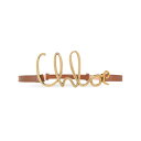 クロエ Chloe Chloe Belts Leather Brown CHC24AC066SFB26M Women ベルト・サスペンダー Brown L M ...