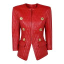 バルマン Balmain Sd To Sd 2 Pkts Lambskin Quilted Jacket ウィメンズ ウェア ジャケット & コート カジュアル...