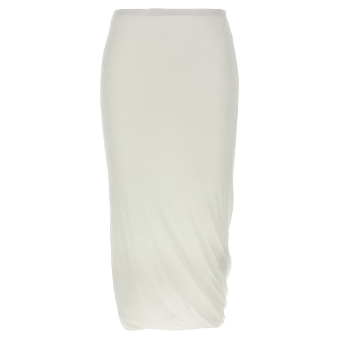 楽天Stok（ストック）【楽天ブラックフライデー最大80％OFF+P2倍~】Jil Sander ジルサンダー レディース スカート J02MA0274J20249100 'Twisted' midi skirt White DE32 DE34 DE36 32 34 【送料無料・関税込】