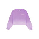 スポーティアンドリッチ Sporty & Rich Serif Logo Embroidered Cropped Crewneck WS065S413SLDIP...