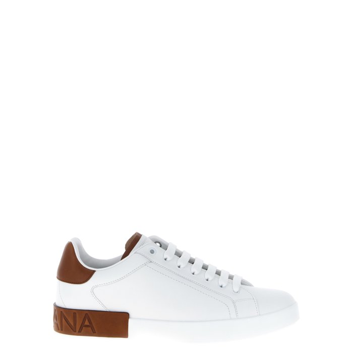 【楽天スーパーセール 最大80%OFF+P2倍~】Dolce & Gabbana ドルチェガッバーナ メンズ スニーカー CS2278A9U738S537 'Portofino' sneakers Brown 411/2 421/2 431/2 441/2 IT40 IT42 IT43 IT44 IT45 39 40 41 42 43 44 45 46 41.5 42.5 47 【送料無料・関税込】