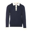 ヴァレンティノ Valentino Garavani Long Sleeves Polo メンズ ウェア トップス ポロシャツ Blue L M 男性 KP03...