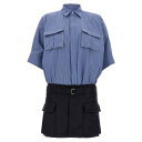 サカイ sacai SHIRT DRESS ウィメンズ ウェア トップス ワンピース・ドレス・オールインワン Blue 1 2 3 女性 2507743422 ...