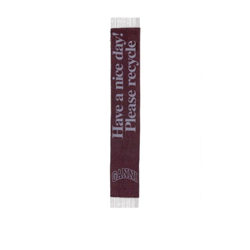 ガニー GANNI Scarf With Logo その他 DARK RED ONESIZE A6422436 【送料無料・関税込】 ガニー GANNI Scarf With Logo その他 DARK RED ONESIZE A6422436 【送料無料・関税込】