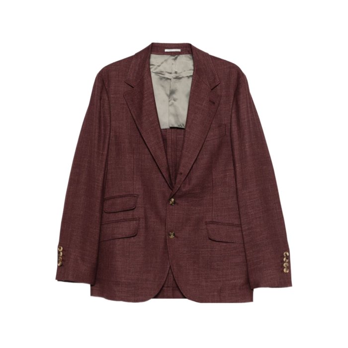Brunello Cucinelli ブルネロ・クチネリ メンズ ブレザー・ジャケット MA4387BWDC255 Brunello Cucinelli Jackets Bordeaux Brown 48 50 52 54 【送料無料・関税込】