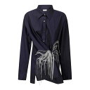 ドリスヴァンノッテン Dries Van Noten 00680-Clicks Emb ウィメンズ ウェア トップス シャツ・ブラウス DARK BLUE 40...
