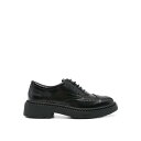 アッシュ ASH Mercer02 Derby MERCER02BLACK Women レースアップ Black 39 【送料無料・関税込】