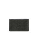 トム・ブラウン Thom Browne Logo stamp wallet MAW037A00198001 Men 財布・カードケース Black onesize 【送料無料・関税込】