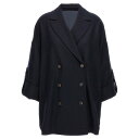 ブルネロ・クチネリ Brunello Cucinelli 'Shiny Cuff Details' caban coat MD5917741PC102 Wome...