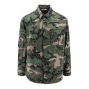 ヴァレンティノ Valentino Garavani Cotton jacket with camouflage motif メンズ ウェア ジャケット & コ...