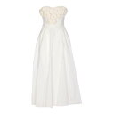エリザベッタ フランキ Elisabetta Franchi White Dress AB77752E2360 Women ワンピース・ドレス・オールインワン ...