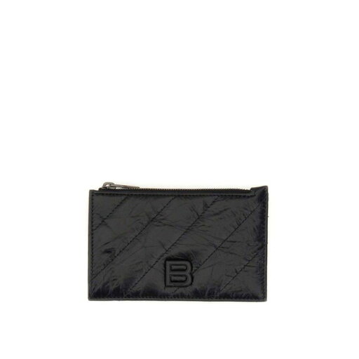 バレンシアガ Balenciaga Card Holder Crush ウィメンズ アクセサリー 財布・カードケース Black ONESIZE 女性 7664652AAWW1000 【送料無料・関税込】 バレンシアガ Balenciaga Card Holder Crush ウィメンズ アクセサリー 財布・カードケース Black ONESIZE 女性 7664652AAWW1000 【送料無料・関税込】