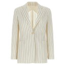 マックスマーラ Max Mara 'Jadi' blazer 2511911022600001 Women スーツ・ジャケット White IT38 IT40 ...