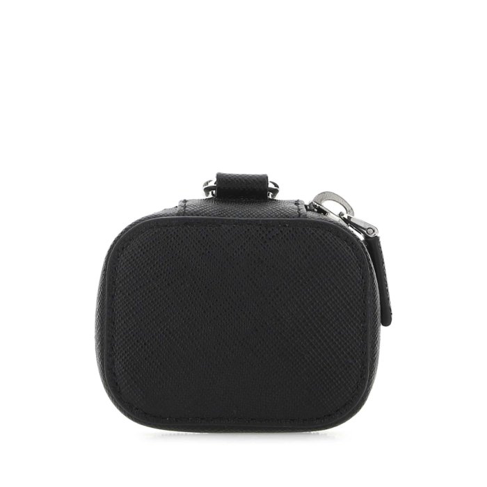 Prada プラダ メンズ テックアイテム 2TT1482AHFF0002 Black leather Air Pods case Black onesize 【送料無料・関税込】