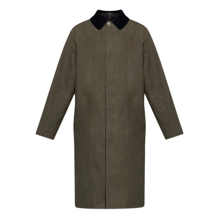 A.P.C. ステンカラーコート 茶x白(ミックス) 0272225J0042 楽天市場】a.p.c. コート(メンズファッション)の通販