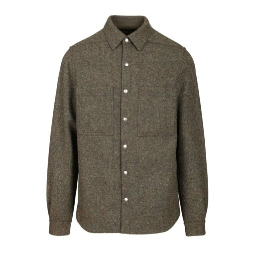 リック オウエンス Rick Owens Wool overshirt RU02E1744WRU25 Men カジュアルジャケット・ベスト Green 40 42 44 46 48 50 52 54 56 58 60 62 64 【送料無料・関税込】 リック オウエンス Rick Owens Wool overshirt RU02E1744WRU25 Men カジュアルジャケット・ベスト Green 40 42 44 46 48 50 52 54 56 58 60 62 64 【送料無料・関税込】