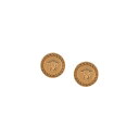 ヴェルサーチェ VERSACE Versace Bijoux Golden DG2H765DJMTKOT Women ピアス・イヤリング Brown onesi...