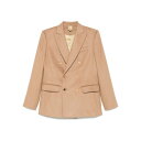 マックスマーラ Max Mara Max Mara Jackets Camel 21046211600001 Women スーツ・ジャケット Brown 38 ...