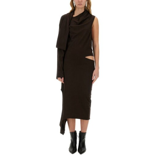 クレージュ Courr?ges "OFF SHOULDER" DRESS 424JRO486JS01751983 Women ワンピース・ドレス・オールインワン BROWN M S XS 【送料無料・関税込】 クレージュ Courr?ges "OFF SHOULDER" DRESS 424JRO486JS01751983 Women ワンピース・ドレス・オールインワン BROWN M S XS 【送料無料・関税込】