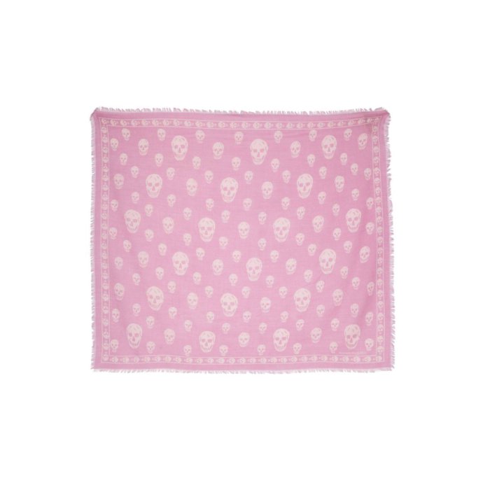 【送料無料・関税込】 アレキサンダー・マックイーン Alexander McQUEEN Scarfs Pink ウィメンズ アクセサリー スカーフ・マフラー Pink Nude/Neutral U ONESIZE 女性 5577173222Q5372