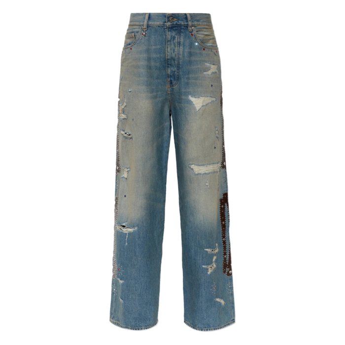 乐天商城 - AMIRI アミリ レディース ジーンズ AWBMJE1015DRIBL Jeans Amiri BLUE 25 26 【送料無料・関税込】