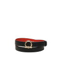 フェラガモ FERRAGAMO Reversible Belt With Hooks ウィメンズ アクセサリー ベルト・サスペンダー Black 100 女性 ...