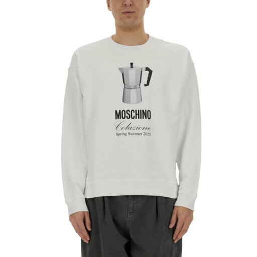 モスキーノ MOSCHINO "BREAKFAST" SWEATSHIRT 170602281001 Men スウェット・フーディー WHITE M S L XL 【送料無料・関税込】 モスキーノ MOSCHINO "BREAKFAST" SWEATSHIRT 170602281001 Men スウェット・フーディー WHITE M S L XL 【送料無料・関税込】