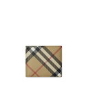 Burberry バーバリー メンズ 財布・カードケース 8091926SAND CHECK FOLDED WALLET SAND onesize 【送料無料・...