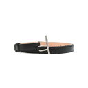 アレキサンダー・マックイーン Alexander McQUEEN Belts ウィメンズ アクセサリー ベルト・サスペンダー NERO E ARGENTO 85...