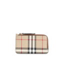 Burberry バーバリー レディース テックアイテム 8094427 Somerset Zipper Card Case Beige onesize 【送料...