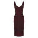 エリザベッタ フランキ Elisabetta Franchi Elisabetta Franchi Dresses Bordeaux AB81056E2EA4 ...