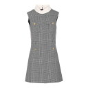 セルフ・ポートレイト self-portrait Black And White Sleeveless Dress 016SBLACKANDWHITE Wome...