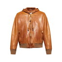 ロエベ LOEWE Loewe Jackets Leather Brown H526Y34L652530 Men カジュアルジャケット・ベスト Brown 48...