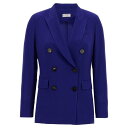 アルベルト ビアーニ alberto biani Viscose blazer II841VI008183 Women スーツ・ジャケット Blue IT40 ...