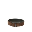 トッズ Tod's Tods Leather belt XCMCQR55100CVQ0531 Men ベルト・サスペンダー Black 100 115 105 ...