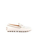 トッズ Tod's Studded loafer ウィメンズ シューズ ローファー Beige 40 37.5 40.5 36 女性 XXW52K0IC80N6...